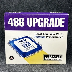 Vtg 1997 PC Hybrid Kit 486 Upgrade AMD Intel i486 DX CPU Boost Samsung Memory - Picture 1 of 19