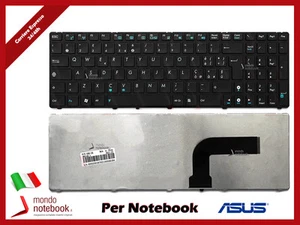 TASTIERA KEYBOARD NERA ITALIANA ASUS K70AD K52 K52F K52DR K52DE K52JE - Photo 1/5