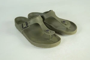 Sandales homme Birkenstock Gizeh plastique olive pointure 42 M9 270 cm - Photo 1/7
