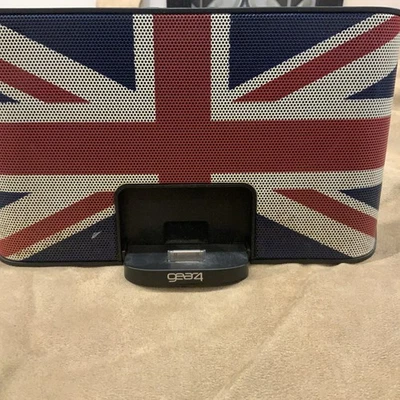 Gear4 StreetParty 3 Union Jack Docking Station Speaker iPhone iPod  - Image 1 of 4