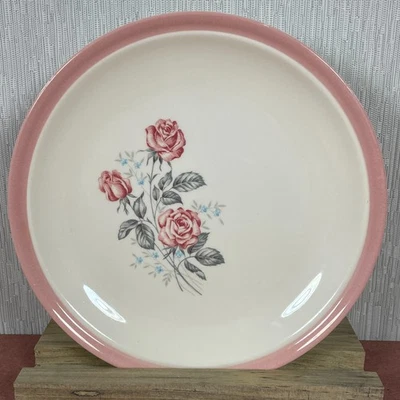 Cunningham pickett homer laughlin alliance DIXIE ROSE salad plate 7.25" 7 1/4 in - Image 1 of 4