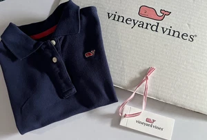 Vineyard Vines Boys Whale Logo / Short Sleeve Collar Shirt-Size 4T--Bin150 - Picture 1 of 4