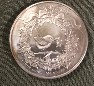 1 Troy Ounce 999 Silver Coin - Picture 1 of 2