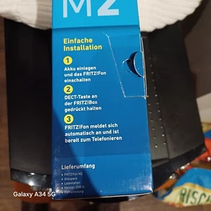 schnurloses telefon mit anrufbeantworter weiß - Bild 1 von 7