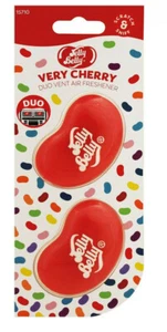 JELLY BELLY VERY CHERRY DUO VENT 3D Car Air Freshener A1567 - Picture 1 of 6