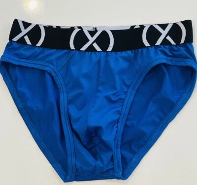 Calzoncillos de poliéster para hombre 2XIST(X) azules talla pequeña Foto 1 de 3