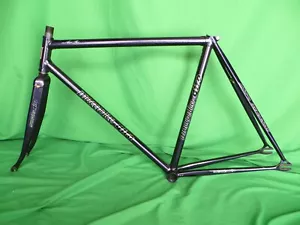 Meccanico Giro NJS Keirin Frame Columbus Max Fork 52cm Free Shipping - Picture 1 of 20