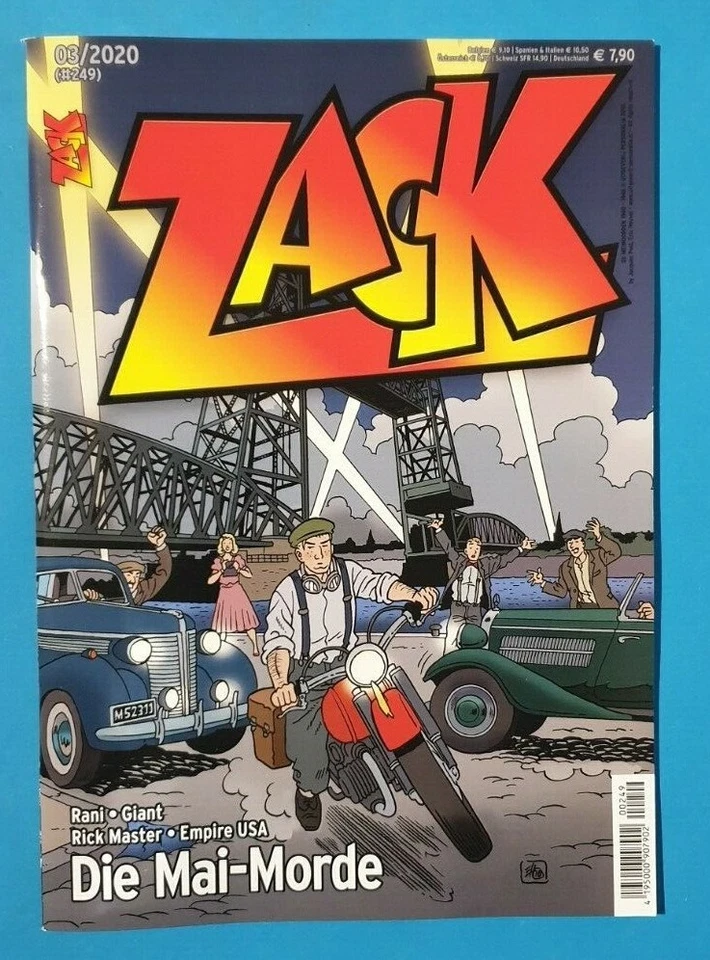 Fumetto Zack 03/2020 n.249 NUOVO + MAI LETTO