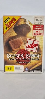 Broken Sword Shadow of the Templars The Director's Cut Wii With Manual VGC - Image 1 of 4