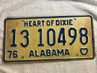 Vintage 1976 Alabama License Plate
