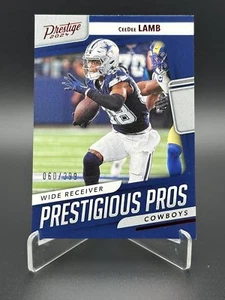 Panini Prestige 2024 - Prestigious Pros CeeDee Lamb #PP-CLB Xtra Points Red/399 - Imagen 1 de 2
