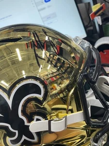 New Orleans Saints Drew Brees Auto Full Sized Helmet PSA Certified - Picture 1 of 5