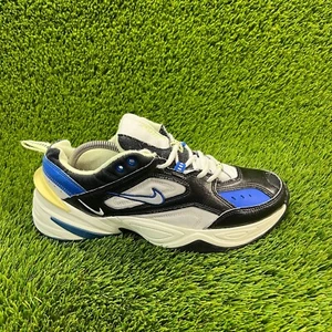 Nike M2K Tekno Mens Size 9.5 Black Blue Athletic Running Shoes Sneakers - Picture 1 of 9