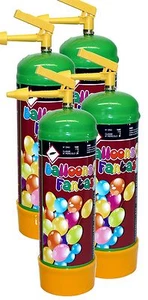 4x ELIO Ballongas Helium 0,11m³ Ballongas 1 Liter in Einwegflasche - Bild 1 von 2