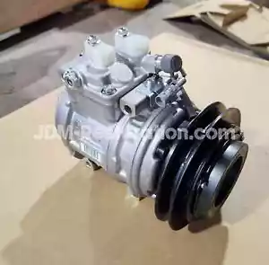 Toyota Landcruiser AC Compressor 88320-60560 HZJ79 1HZ 1HDT 1HD-FT Genuine OEM - Picture 1 of 11