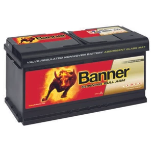 BANNER Running Bull 95AH 12V AGM Autobatterie Start Stop Batterie ersetzt 92Ah - Bild 1 von 4