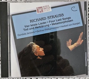 Strauss: Tod und Verkarung (Musical Heritage 514473T) Music Club von Karajan - Imagen 1 de 2