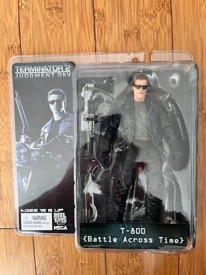 BNIB NECA TERMINATOR 2 JUDGEMENT DAY SERIES T-800 BATTLE ACROSS TIME TOY FIGURE - Image 1 of 4