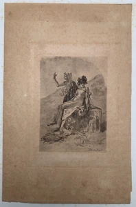 La Foire aux Amours - Félicien Rops - Original Eau forte - 1. Auflage - um 1880 - Bild 1 von 9