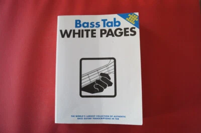 Bass Tab White Pages .Songbook Notenbuch .Vocal Bass - Bild 1 von 4