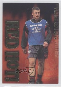 1997 Futera Manchester United Red Hot! Gold /7500 Ronnie Wallwork #RH8