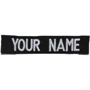 Custom RipStop Name Tape - Black - Picture 1 of 4