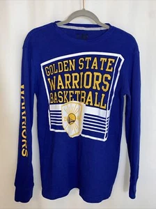 Golden State Warriors Basketball Mens Small Crew Neck Pullover Thermal Top - Picture 1 of 8