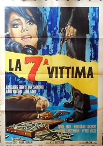 CINEMA movie poster 2F LA 7 VITTIMA Das Siebente Opter GOTTLIEB FELMY SMYRNER - Picture 1 of 1