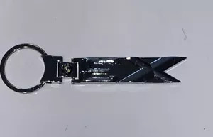 Portachiavi Vintage BMW EX Portachiavi FOB Rivenditore Pubblicità Promo Auto Metallo - Foto 1 di 2