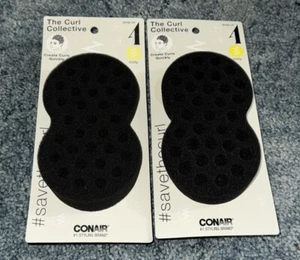 Conair Sponge Coil, Black, 2 Count - FREE SHIPPING! - Picture 1 of 1