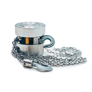 Metal Lifting Hoisting Chain for RC 1/14 Tamiya Truck Scania MAN Volvo LESU JDM - Picture 1 of 15