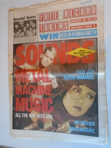 SOUNDS music magazine October 6th 1984 SPK Metallica Barracudas 10000 Maniacs - Picture 1 of 1