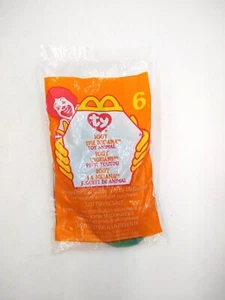 1999 McDonald’s Ty Teenie Beanie Baby Iggy der Leguan #6 Happy Meal Spielzeug versiegelt - Bild 1 von 3