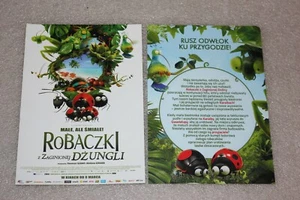 Minuscule - Les mandibules du bout du mond (2018)  - Polish promo FLYER - ULOTKA - Picture 1 of 1