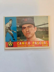 Camilo Pascual 1960 Topps #483 en muy buen estado/ex envío combinado - Imagen 1 de 2