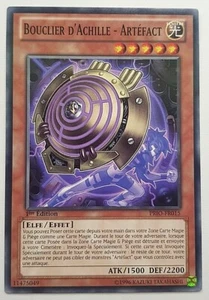Carte Yu-Gi-Oh! - Bouclier d'achille - artéfact - PRIO-FR015 - VF - Imagen 1 de 1