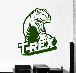 Wall Stickers Dinosaur Boys Kids Room T-Rex Art Mural Vinyl Decal (ig2028) - Picture 1 of 3
