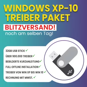 Treiber Windows XP-10 PC Computer Driver 32GB USB-Stick! - Bild 1 von 1