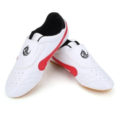 Taekwondo Shoes, Unisex PU Leather Oxford Soles, Size 35 Kids - Image 1 of 4