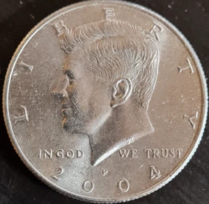 JFK HALF DOLLAR -2004 P - VERY LOW MINTAGE - NIFC - FREE SHIPPING - Picture 1 of 2