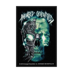 OFFICIAL LICENSED - AVENGED SEVENFOLD - BIOMECHANICAL WOVEN SEW-ON PATCH METAL - Imagen 1 de 1