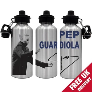 City Guardiola Trinkflasche 750ml Aluminium | 2 Deckel + Karabiner - Bild 1 von 2