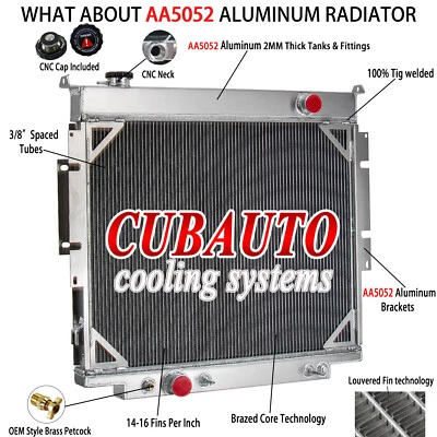 Radiator Fit 1983-1996 95 94 93 92 1991 Ford F59 F-250 F-350 6.9L 7.3L V8 Diesel Foto 1 de 4