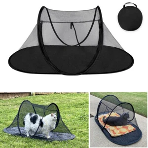 Katze Pop Up Zelt Outdoor Laufstall tragbar Übung Innenzelt mit Tragetasche - Bild 1 von 12