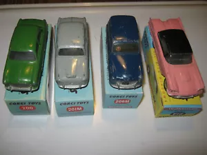 CORGI 200M 201M 206M 214M MECHANICALS PLAYWORN ORIGINALS IN REPRO BOXES - Picture 1 of 10