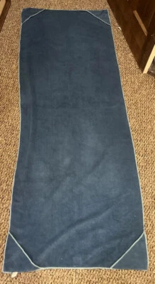 Gaiam Yoga Mat/Blanket/Towel Blue 26”  X 66" Nice Clean - Image 1 of 4