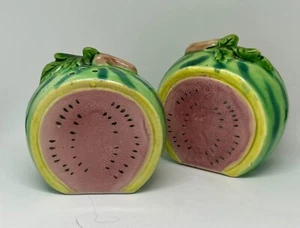 Antiguos agitadores de sal de verano sandía de colección Japón - Imagen 1 de 3