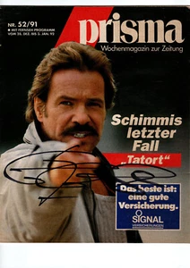 Götz George...Heft ...prisma 28.12.1992 mit Original Autogramm - Bild 1 von 1