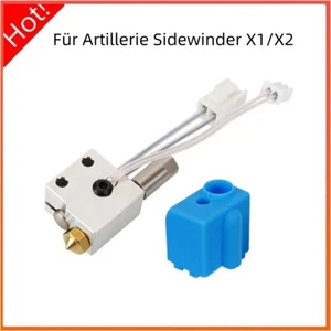 Für Artillerie Sidewinder X1/X2 Genius Hotend Düse Heat Block Silikon Socke SEU - Afbeelding 1 van 12