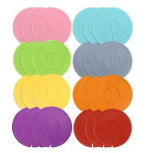 10/30PCS Round Size Dividers Clothing Blank Rack Clothes Stores Hangers Ring DIY - Picture 1 of 22